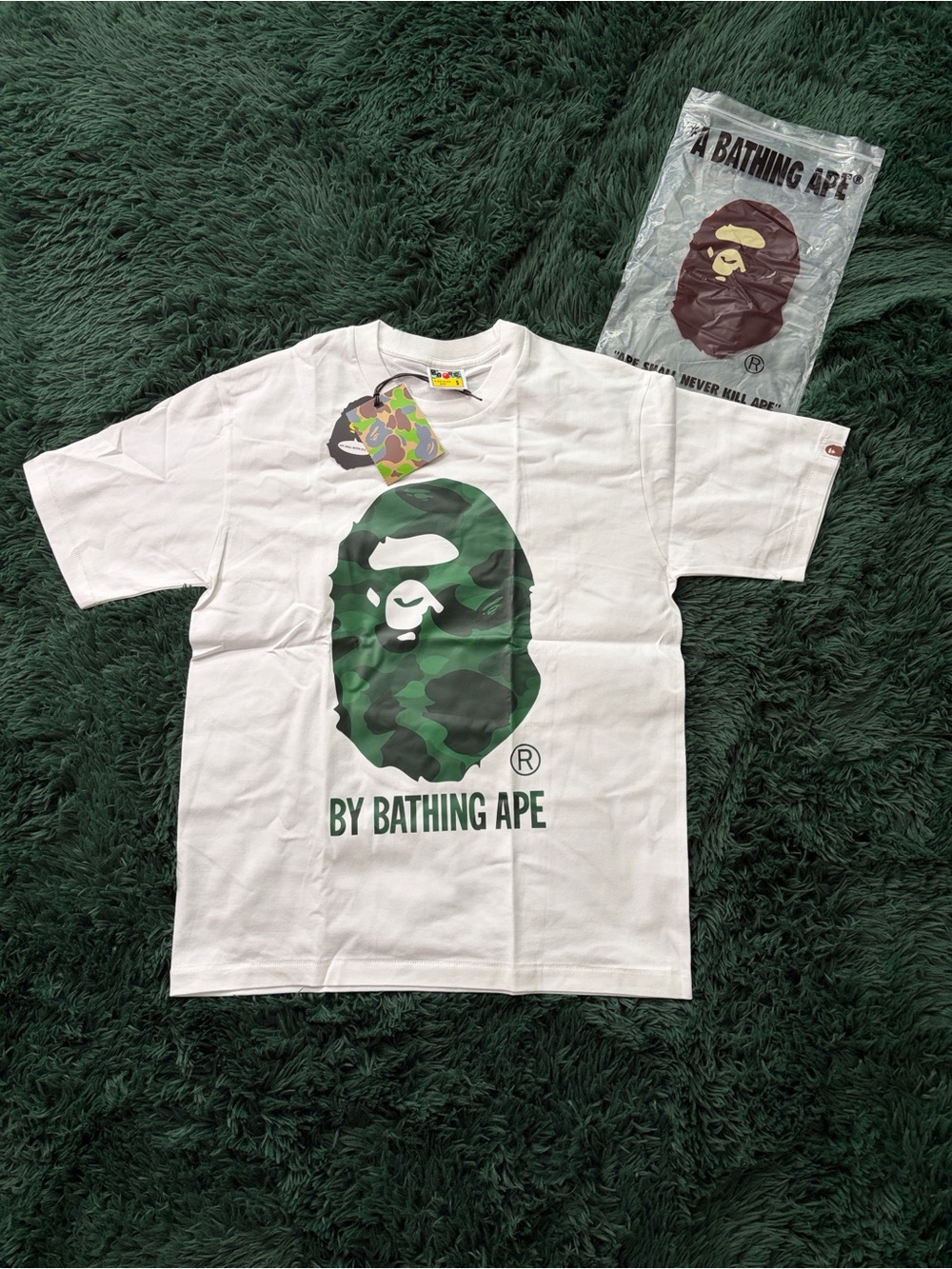 Green Big Ape Head Bape Tee